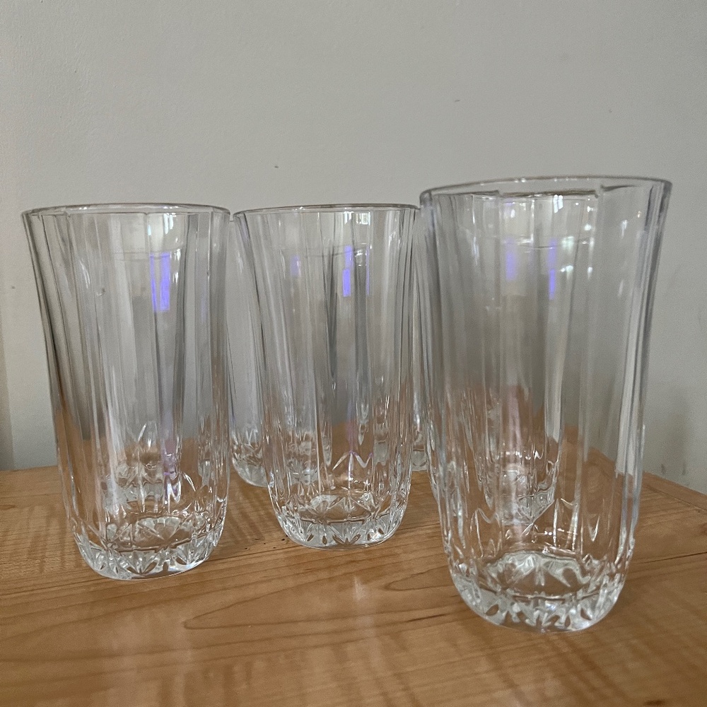Crystal Glassware.  Set of 7
